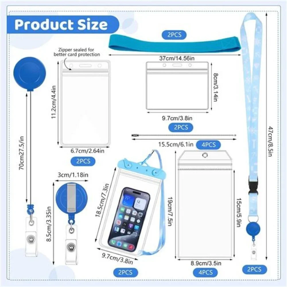 Cruise Ship Essentials 2025 Must Haves Set, 2 Pack Lanyards for Cruise Ship